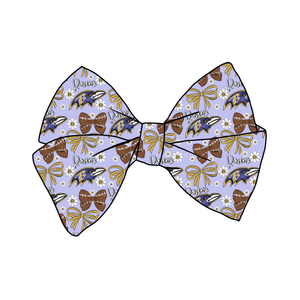 (PREORDER) PRE-TIED BOW-NFL-Ravens