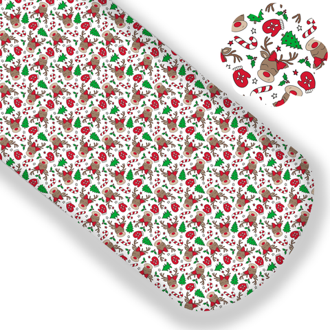 **READY TO SHIP!** Reindeer Cutie Premium Faux Leather