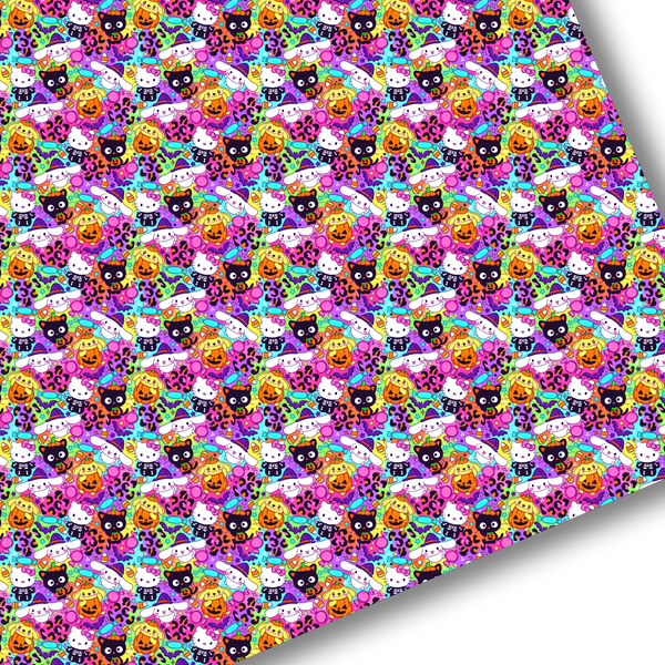 Sanrio Rainbow Halloween Premium Faux Leather