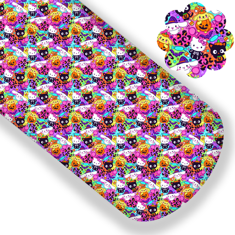 Sanrio Rainbow Halloween Premium Faux Leather