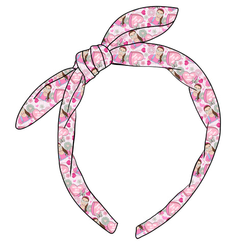 (PREORDER) KNOTTED BOW HEADBAND-Can You Say Love?-Ms. Rachel