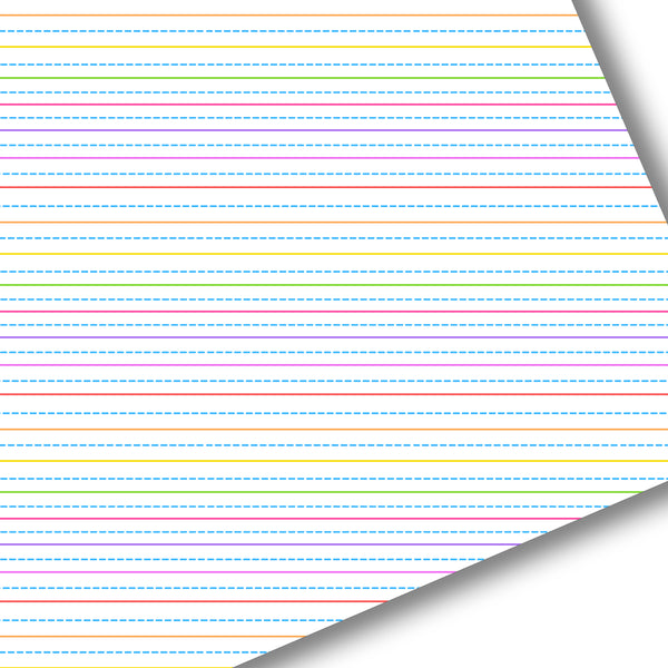 **READY TO SHIP!** Rainbow Notebook Paper Exclusive Premium Faux Leather