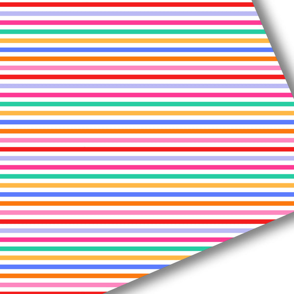 Rainbow Stripes Premium Faux Leather