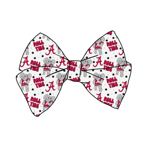 (PREORDER) PRE-TIED BOW-College Football-Alabama Roll Tide