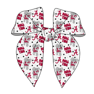 (PREORDER) PRE-TIED SURGED EDGE BOW-College Football-Alabama Roll Tide