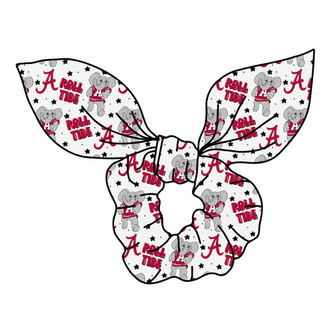 (PREORDER) SCRUNCHIE-College Football-Alabama Roll Tide
