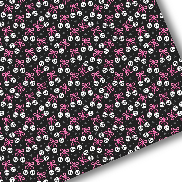 Scary Cherry Premium Faux Leather