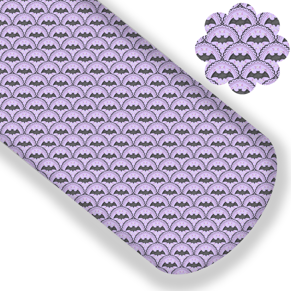 **READY TO SHIP!* Scalloped Bat Premium Faux Leather