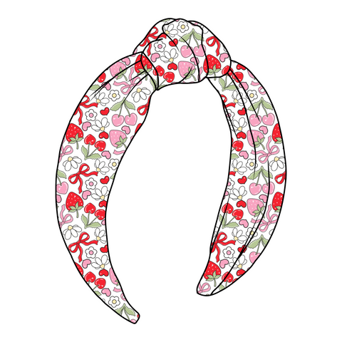 (PREORDER) TOP KNOT HEADBAND-Sweet Coquette