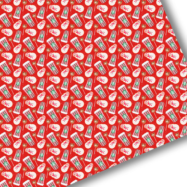 Starbies Christmas Premium Faux Leather