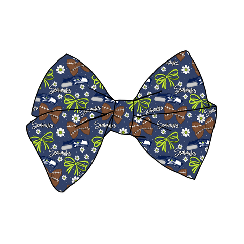 (PREORDER) PRE-TIED BOW-NFL-Seahawks