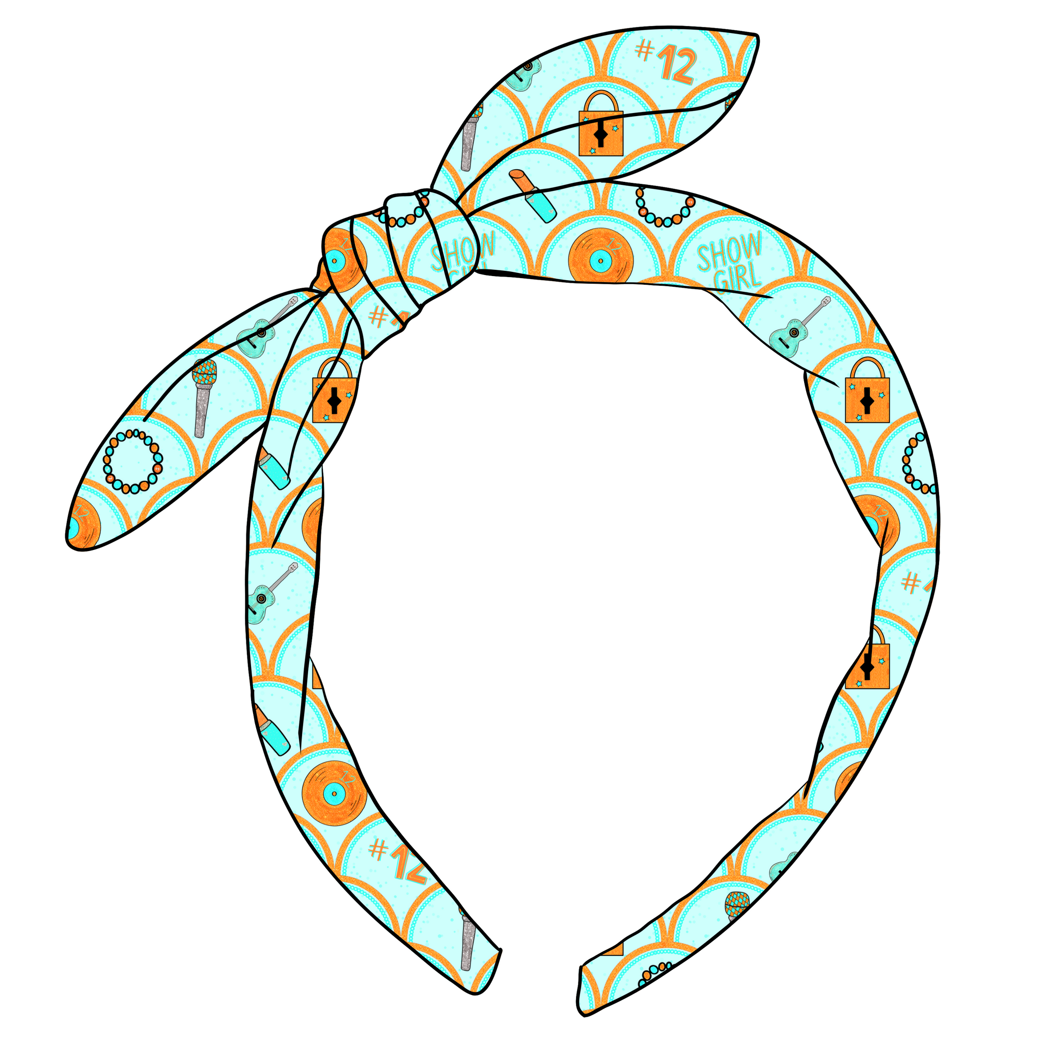 (PREORDER) KNOTTED BOW HEADBAND-ShowGirl Records Mint