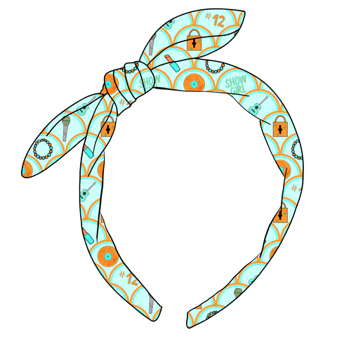 (PREORDER) KNOTTED BOW HEADBAND-ShowGirl Records Mint