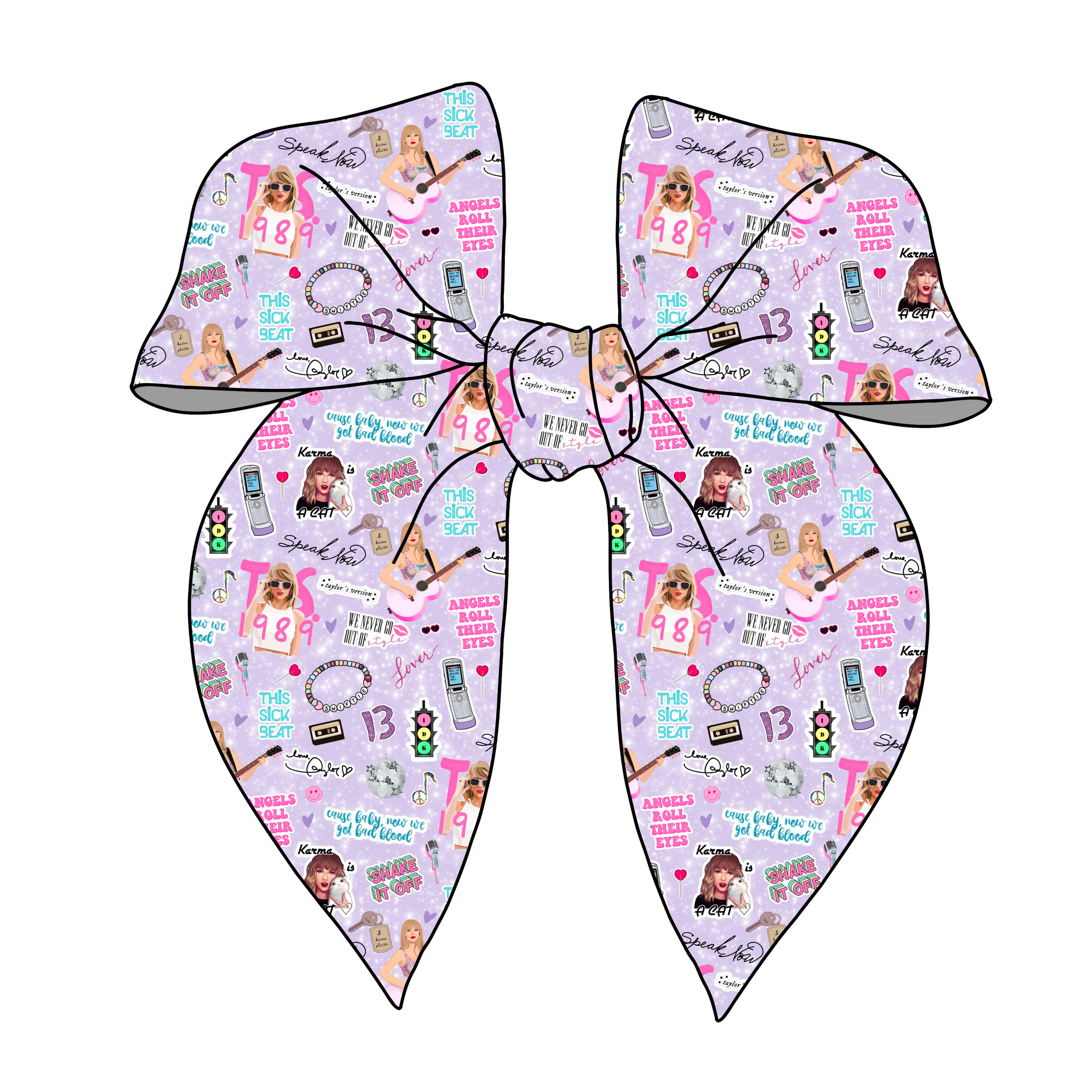 (PREORDER) PRE-TIED SURGED EDGE BOW-Shake It Off