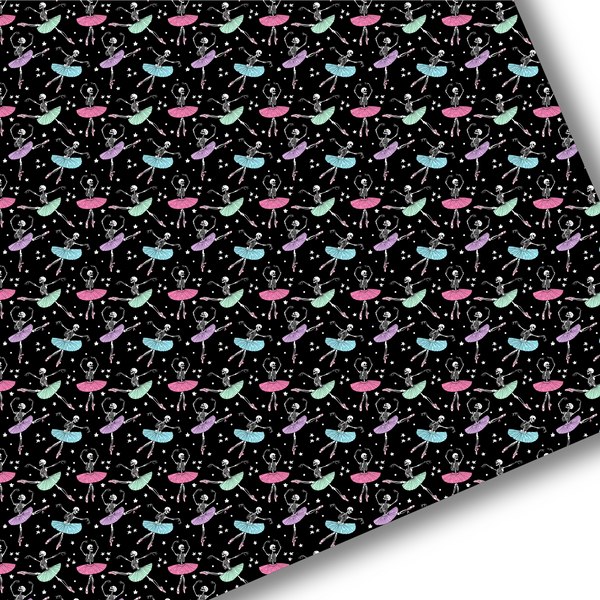 Dancing Skeletons Premium Faux Leather