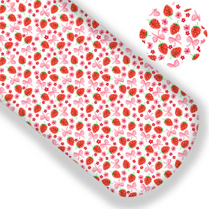 **READY TO SHIP!** Sweet Strawberry Coquette Premium Faux Leather