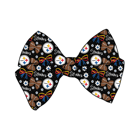 (PREORDER) PRE-TIED BOW-NFL-Steelers