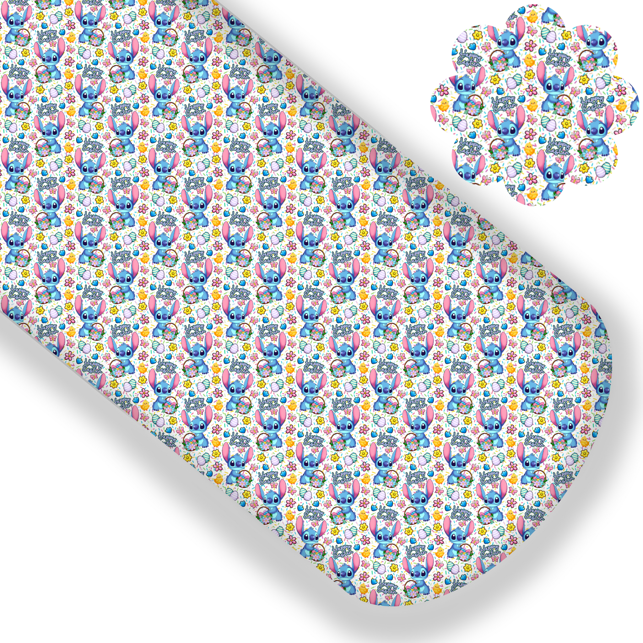 **READY TO SHIP!** Happy Easter Stitch Premium Faux Leather