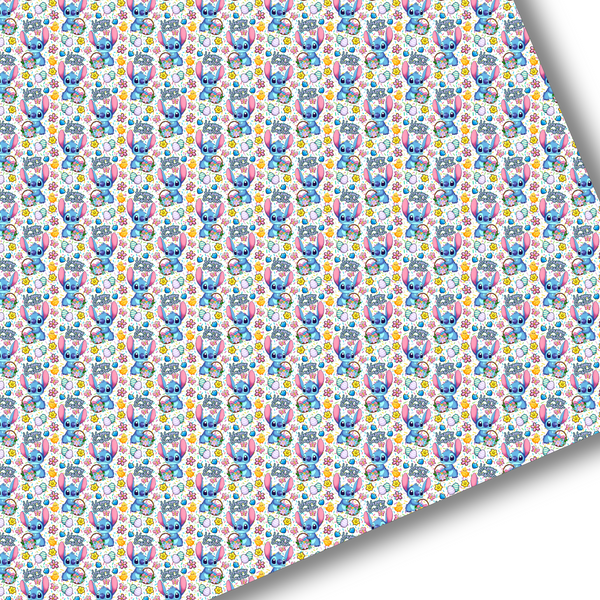 **READY TO SHIP!** Happy Easter Stitch Premium Faux Leather
