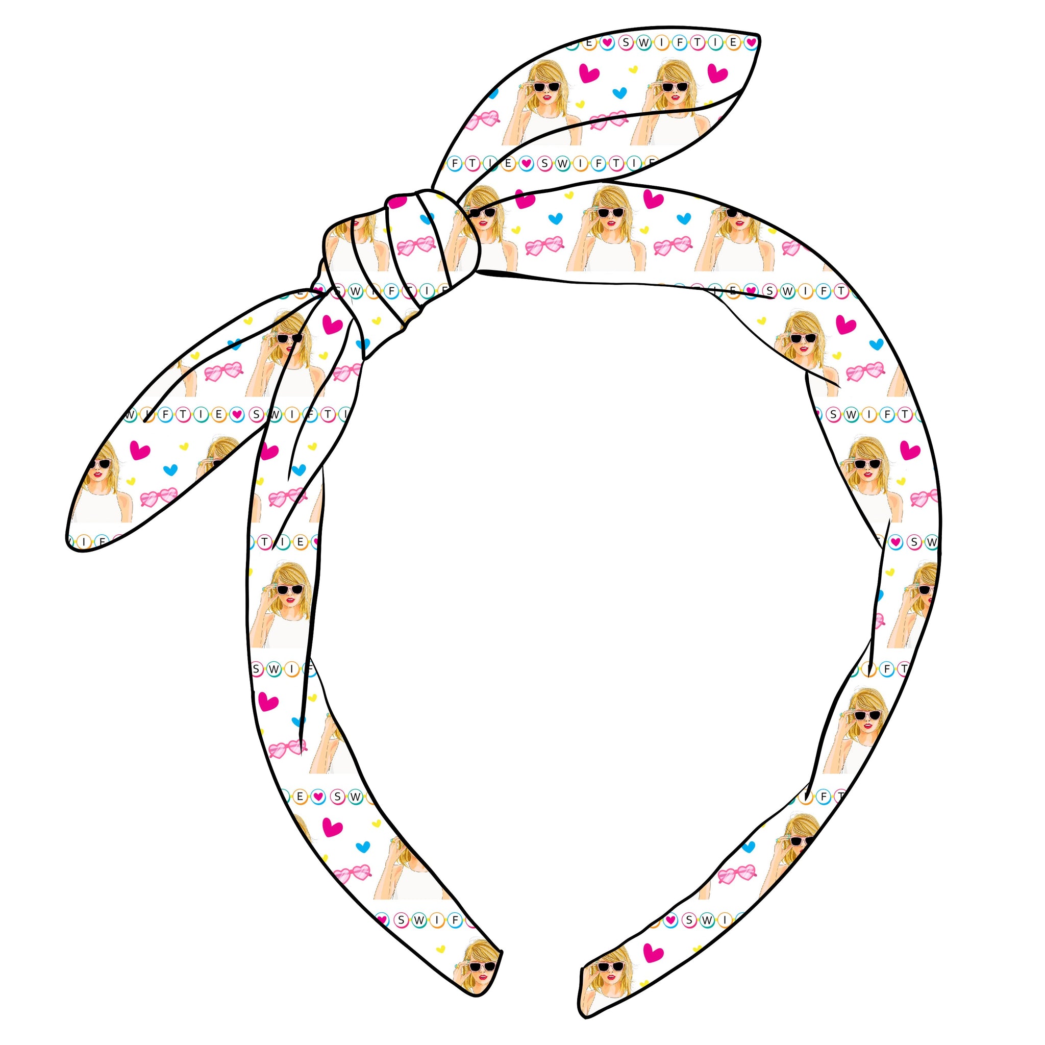 (PREORDER) KNOTTED BOW HEADBAND-Swiftie