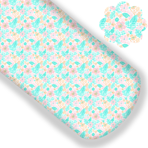 **READY TO SHIP!** Tropical Floral Premium Faux Leather