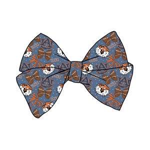 (PREORDER) PRE-TIED BOW-College Football-Auburn Tigers