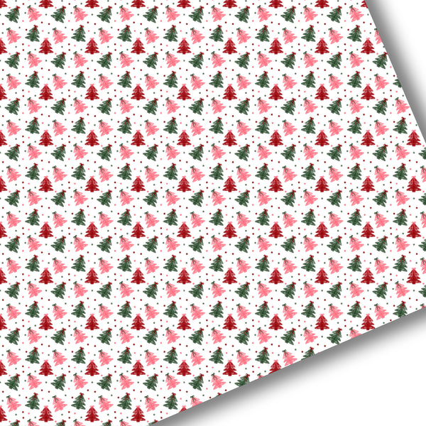 Merry Little Trees Premium Faux Leather