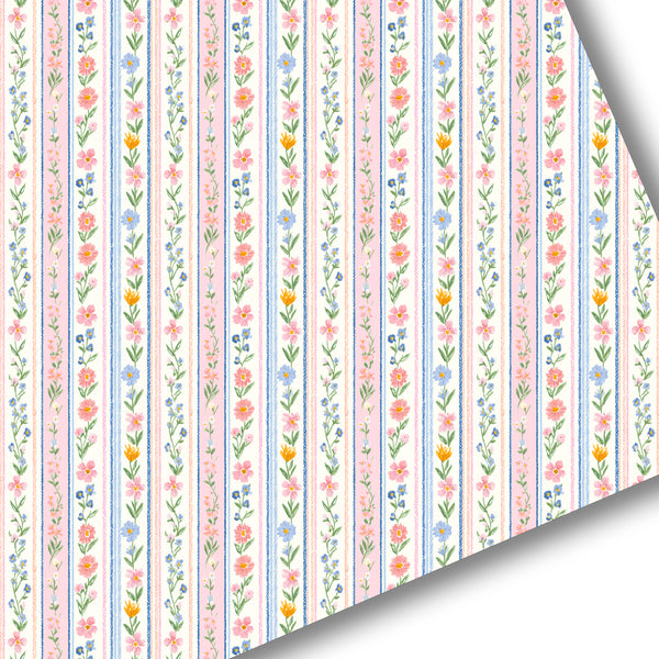 Vintage Floral Pannel Premium Faux Leather
