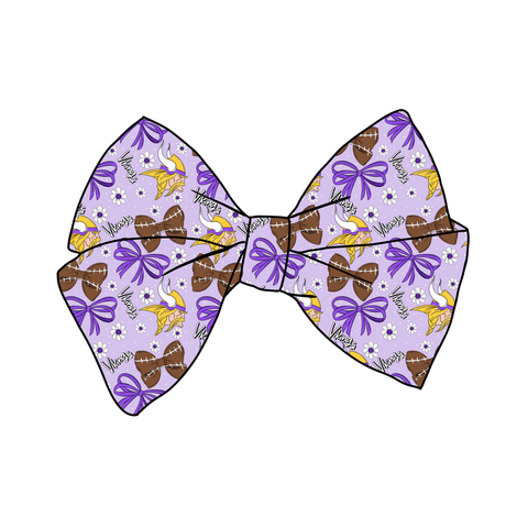 (PREORDER) PRE-TIED BOW-NFL-Vikings