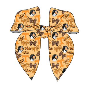 (PREORDER) PRE-TIED SURGED EDGE BOW-College Football-Tennessee Volunteers