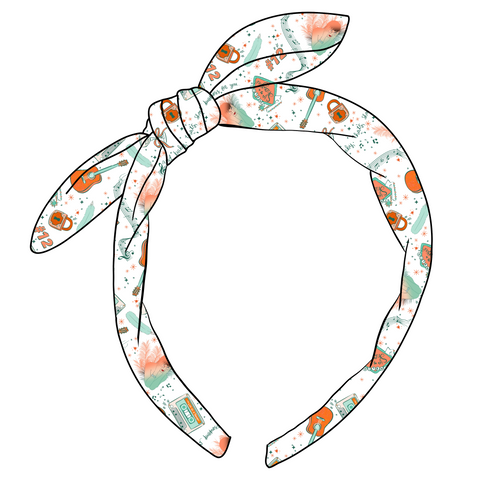 (PREORDER) KNOTTED BOW HEADBAND-Life As A Showgirl