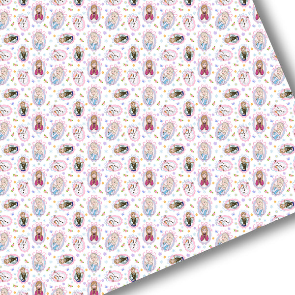 Floral Icy Friends Premium Faux Leather