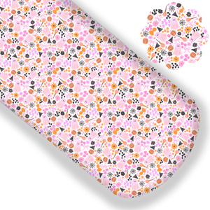 Watercolor Floral Ghost Premium Faux Leather