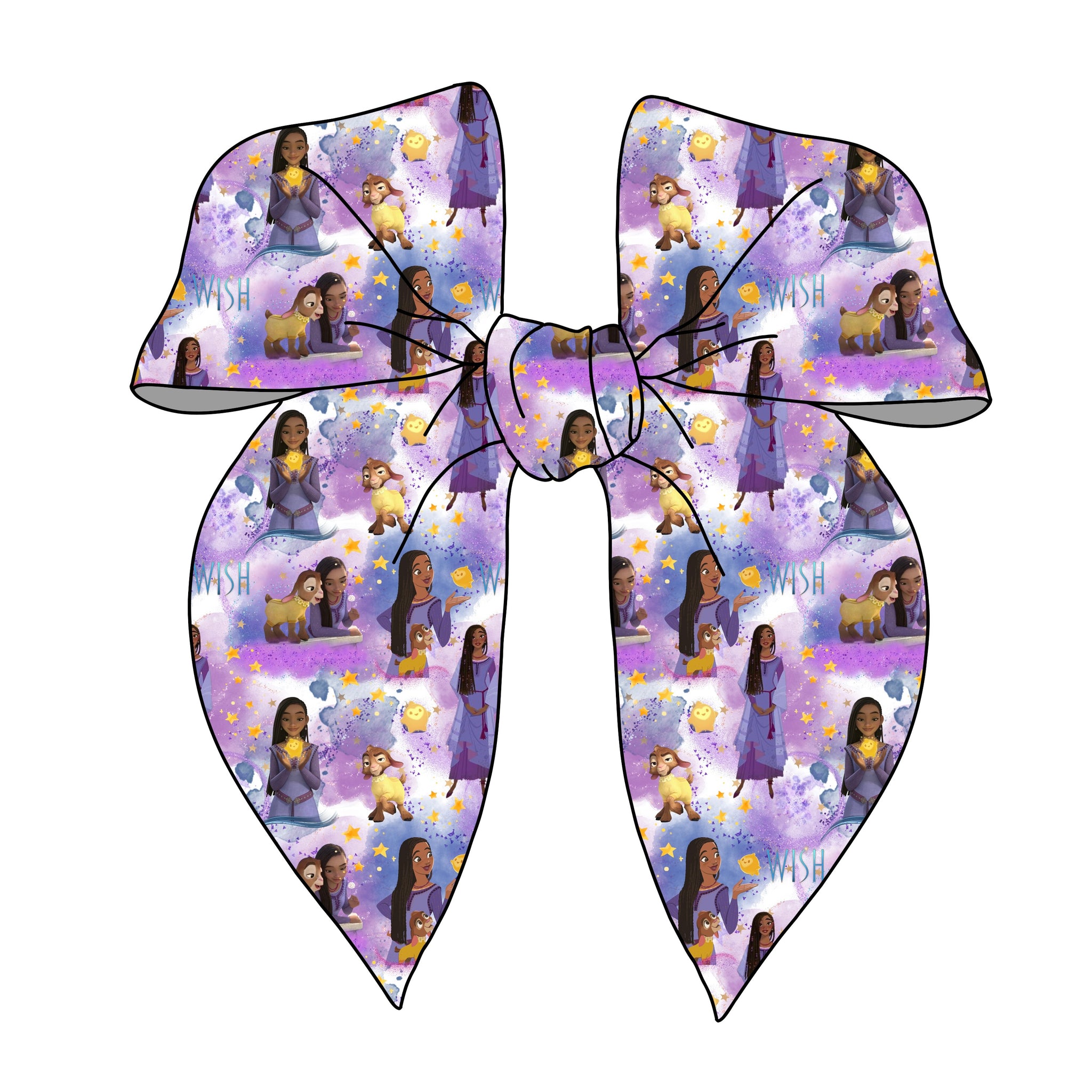 PRE-TIED SURGED EDGE BOW-WISH