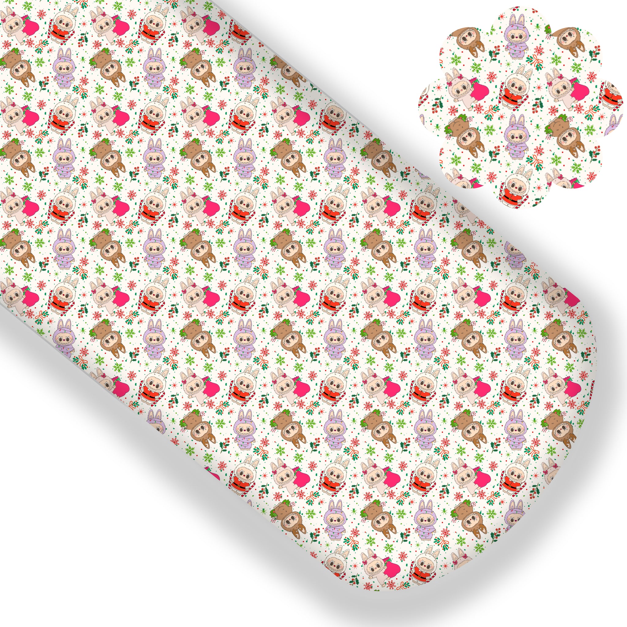 Labu Holly Jolly Christmas Premium Faux Leather