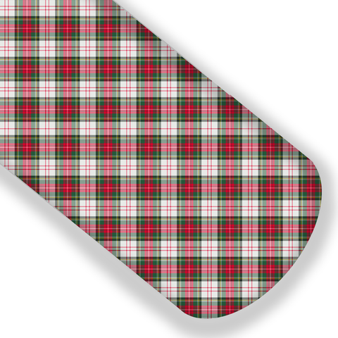 **READY TO SHIP!** White Tartan Knit Plaid Premium Faux Leather