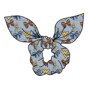(PREORDER) SCRUNCHIE-College Football-WV Mountaineers
