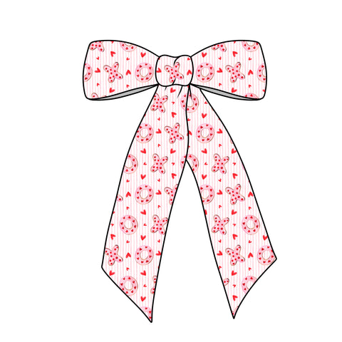 (PREORDER) PRE-TIED LONG TAILS BOW-Pink XO