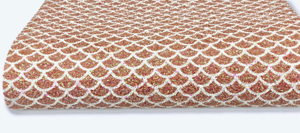Gingerbread Scalloped Roof Textured Faux Leather
