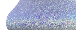 Frosted Lavender Chunky Glitter Fabric