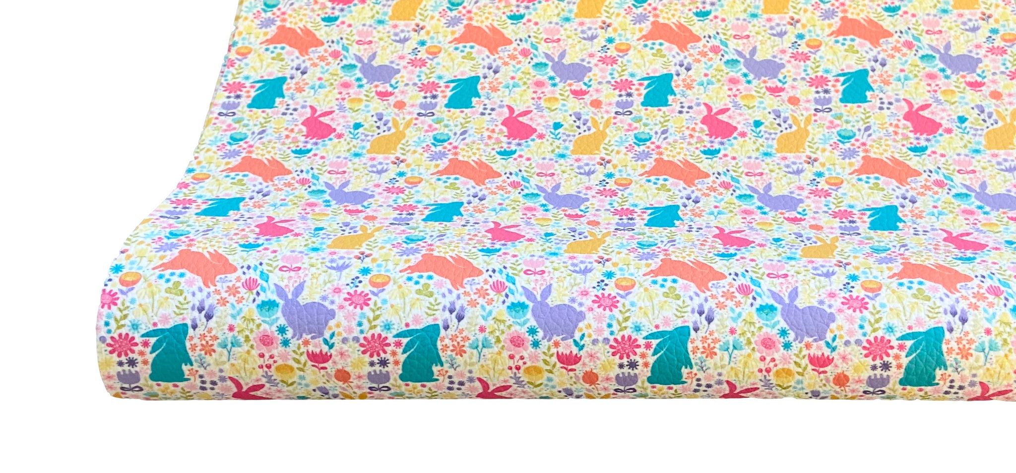 Bunny Garden (Last Year) Textured Faux Leather