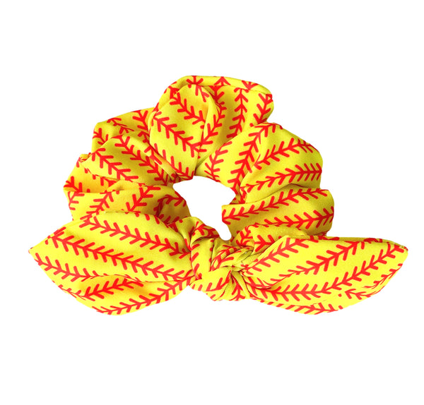 (PREORDER) SCRUNCHIE-Softball Stitches