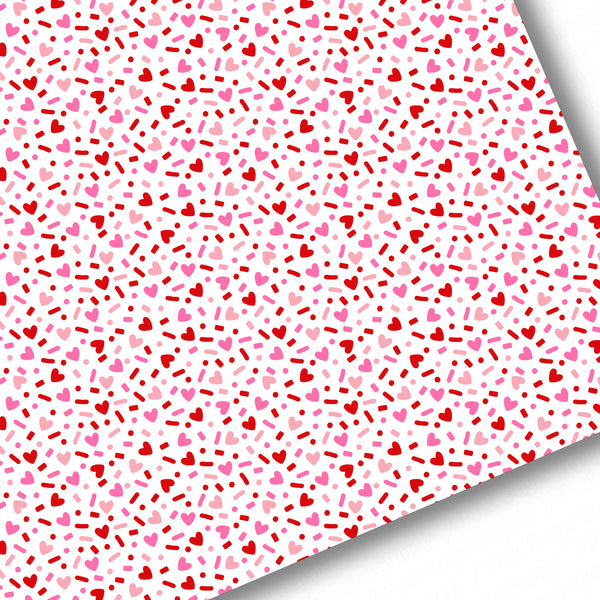 Valentine Sprinkles Exclusive Premium Faux Leather
