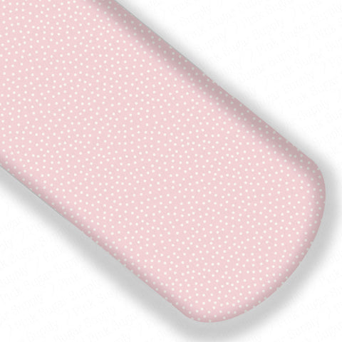 **READY TO SHIP!** Pink Frost Confetti Dot Exclusive Premium Faux Leather