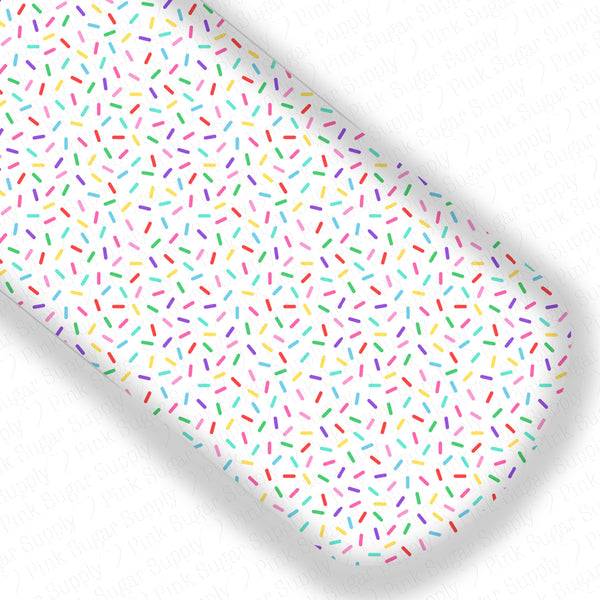 Rainbow Sprinkles Premium Faux Leather