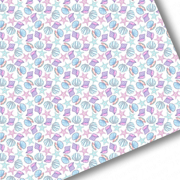 Seashells and Starfish Premium Faux Leather