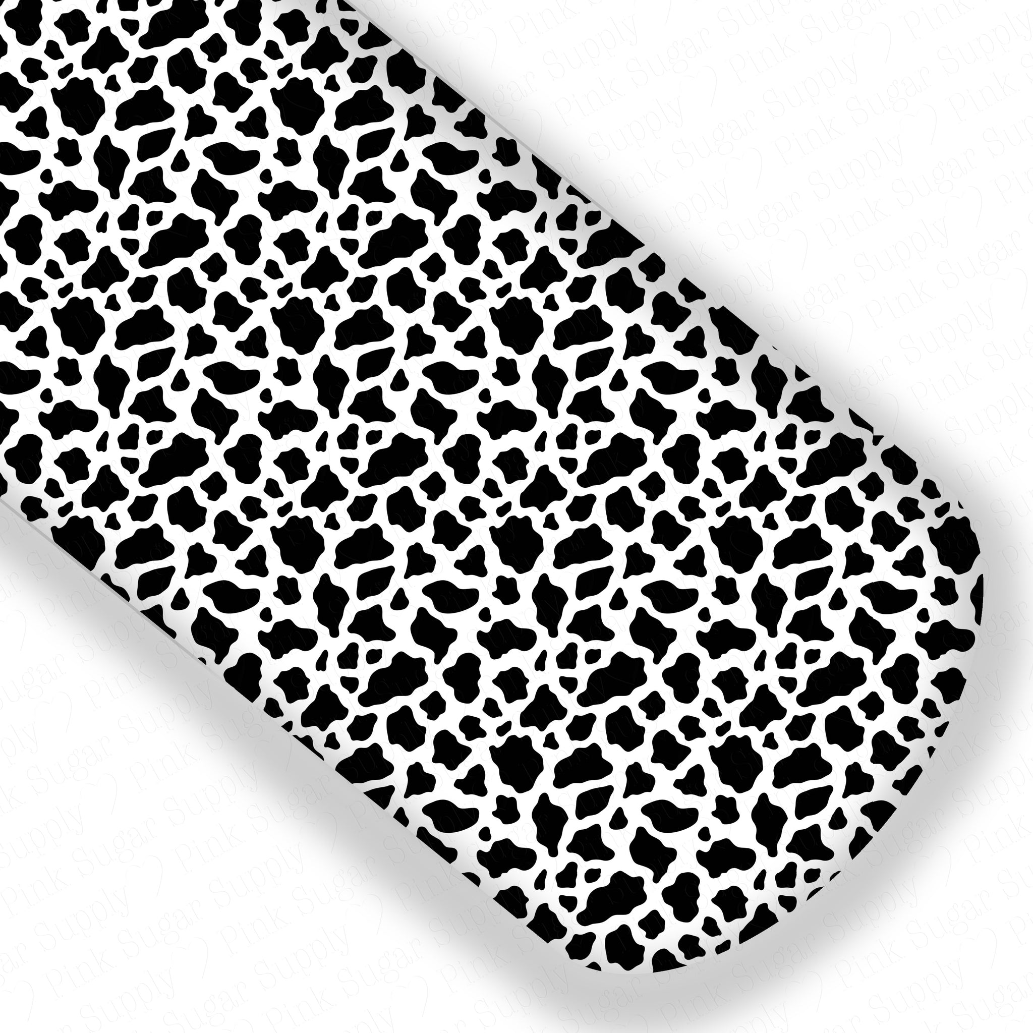 Cow Print Custom Textured Faux Leather