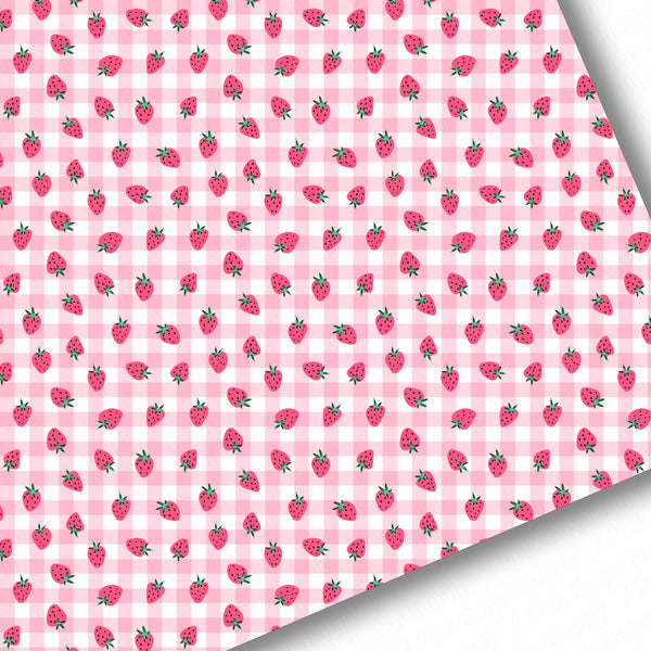 **READY TO SHIP!** Strawberry Shortcake Premium Faux Leather