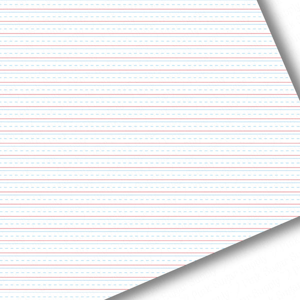 **READY TO SHIP!** White Notebook Paper Premium Faux Leather