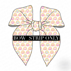 **BOW STRIP ONLY** LARGE SURGED EDGE-Pencil Rainbows BOW STRIP ONLY**SURGED EDGE Bow-Wholesale Price